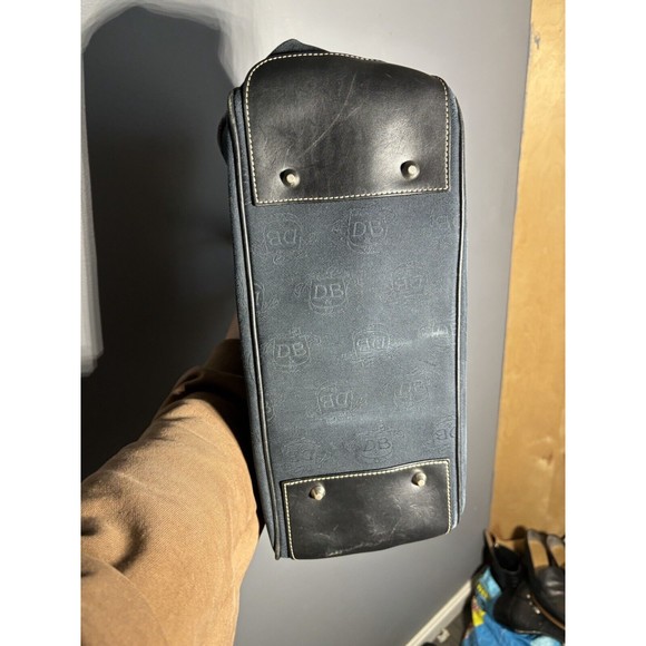 Dooney & Bourke Limited Edition Donegal Crest Large Navy Tote Handbag - Picture 5 of 10